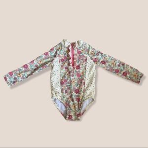 Jessica Simpson Swimsuit 24M Floral Rash Guard